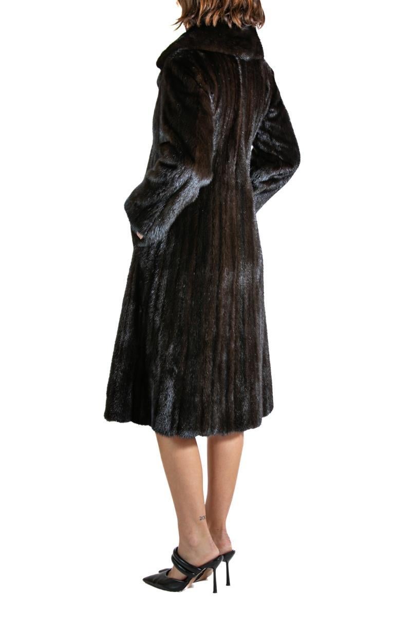 2000S CHLOE Dark Chocolate Brown Fur Jacket For Sale 1