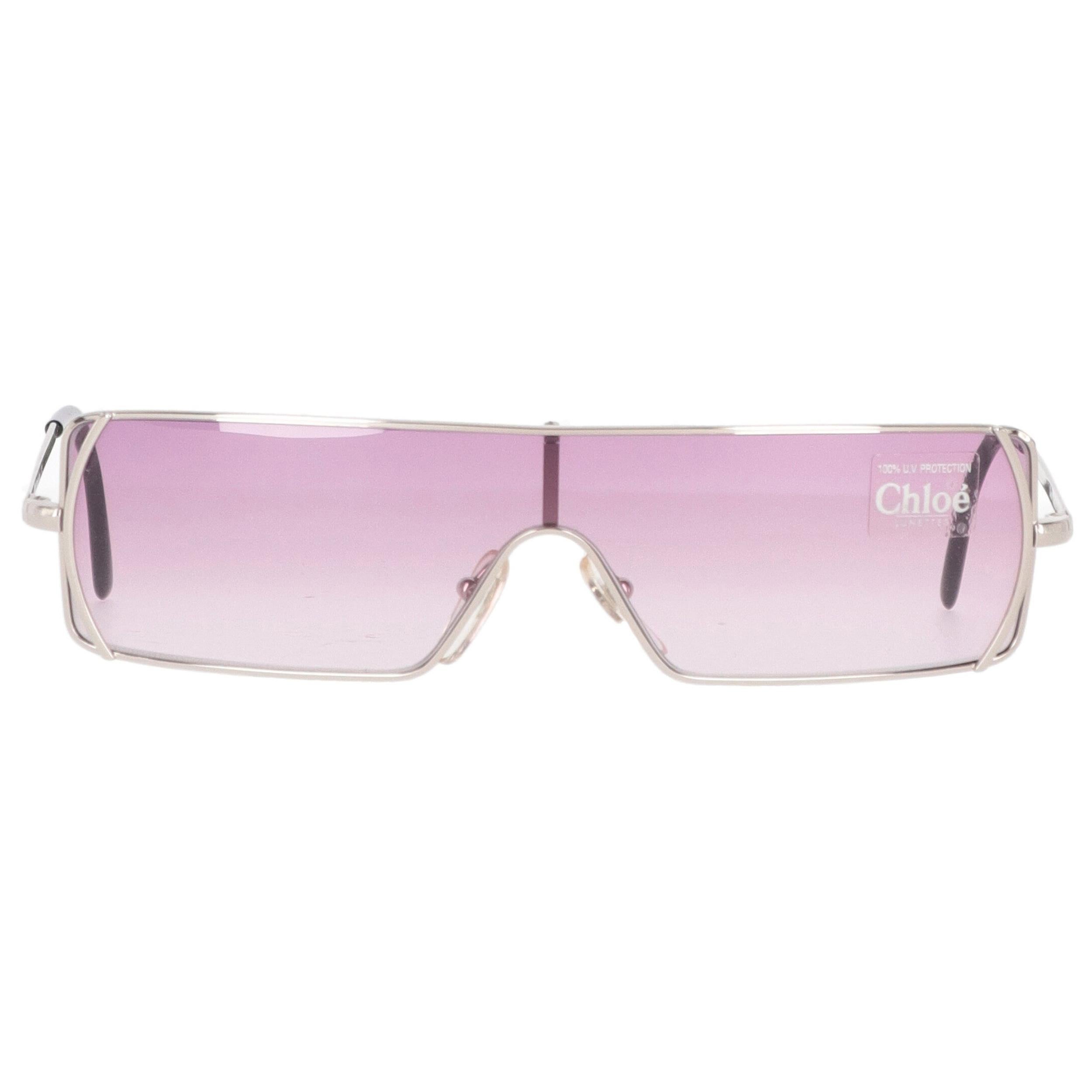 2000s Chloé lilac sunglasses at 1stDibs