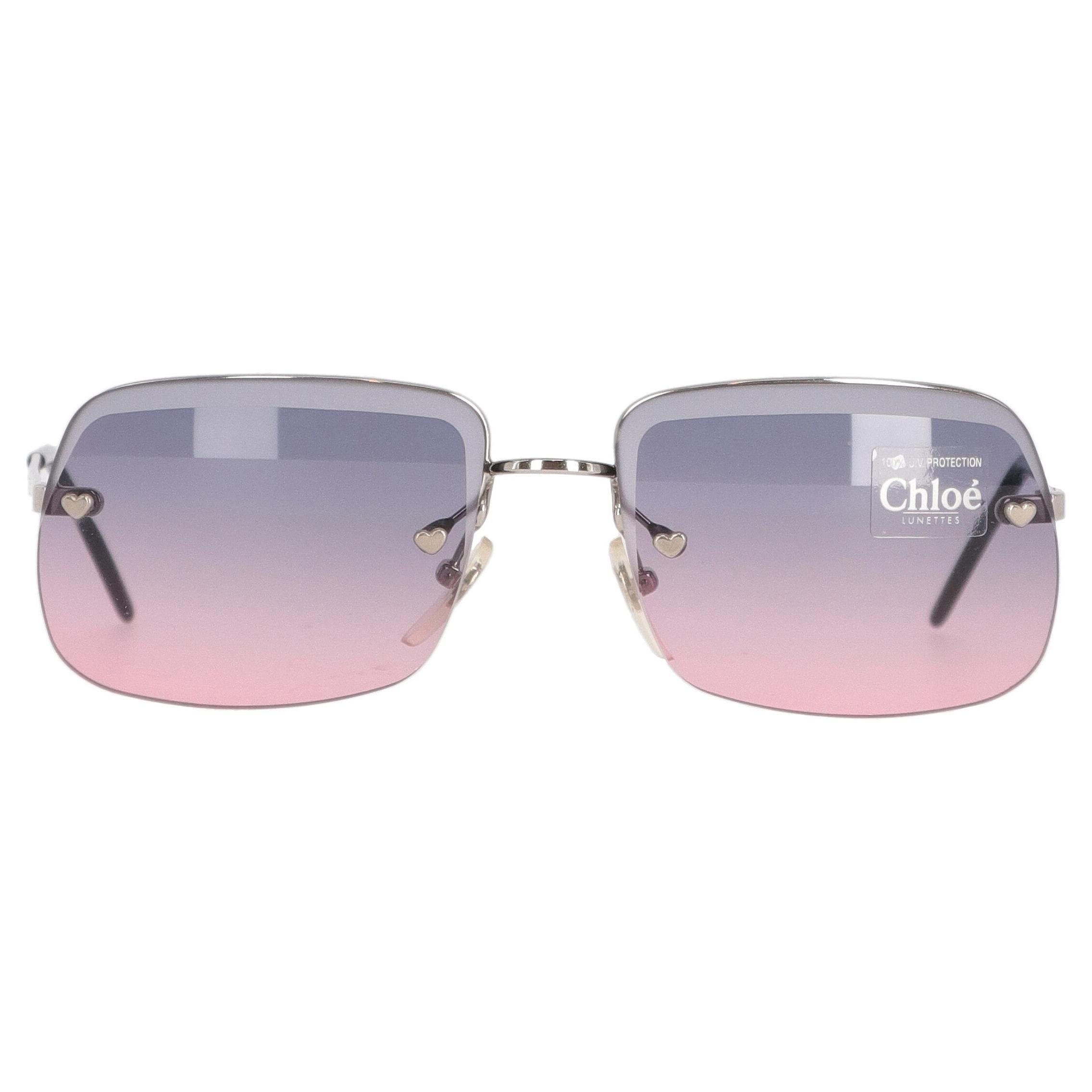 2000s Chloé Pink Sunglasses