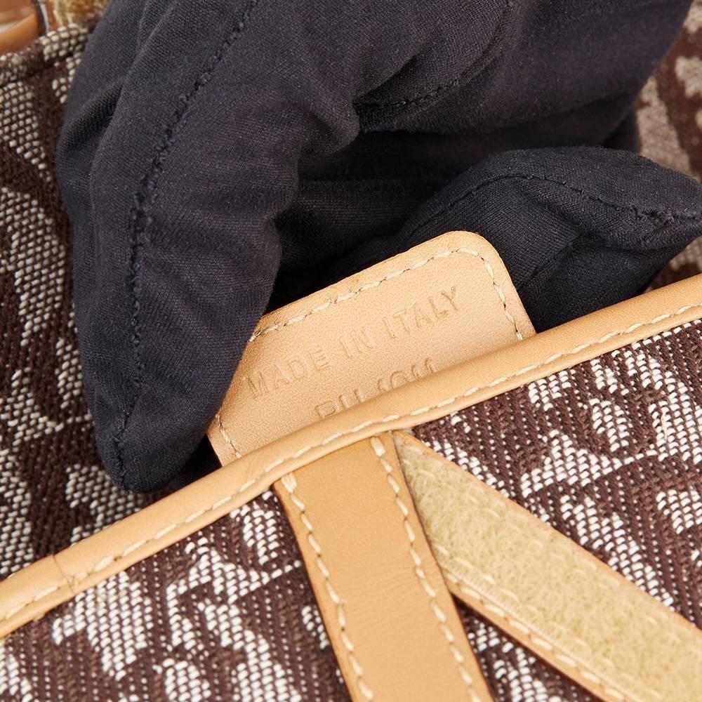 Christian Dior Brown Monogram Canvas Saddle Bag, 2000s 1