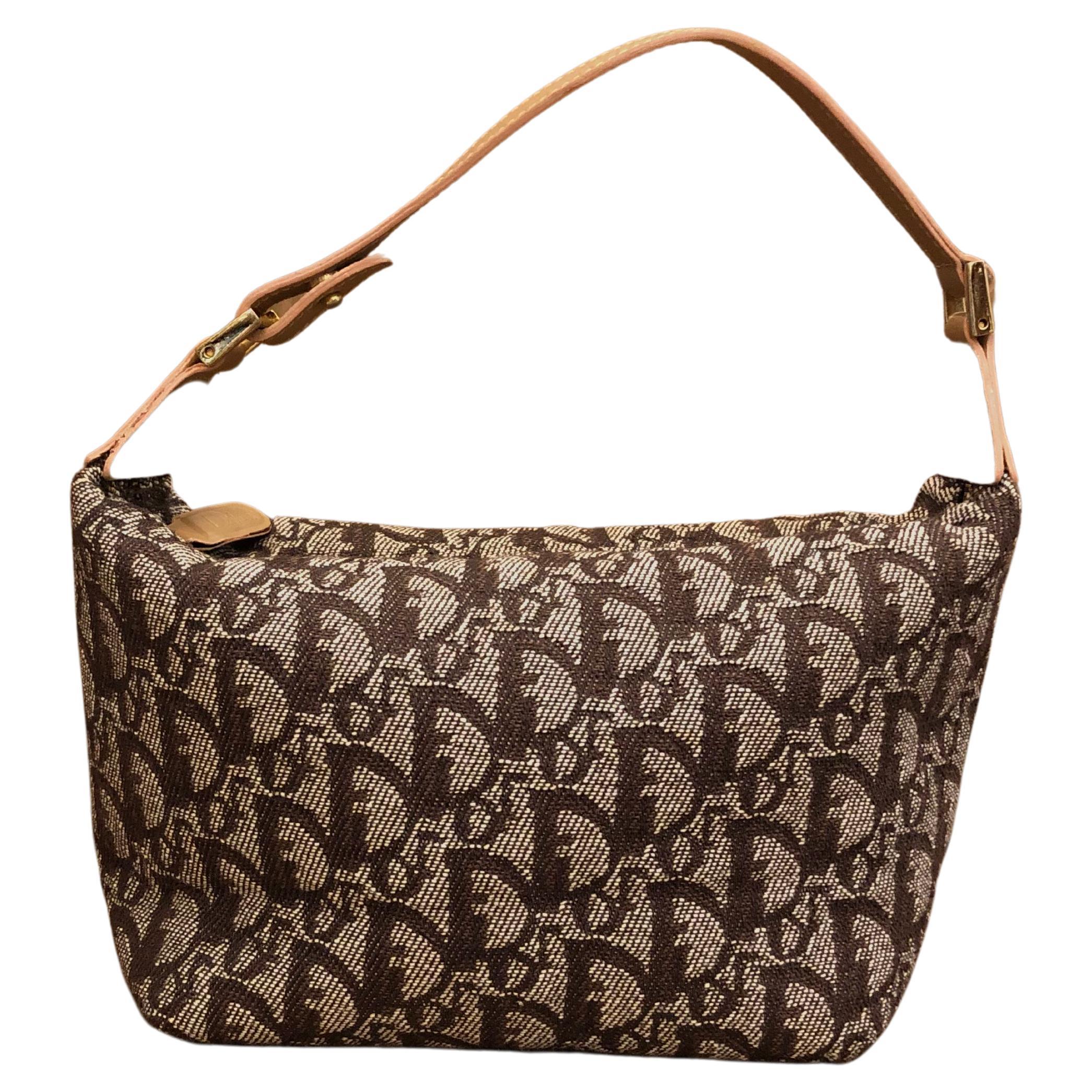 Trotter cloth handbag Dior Beige in Cloth - 32107865