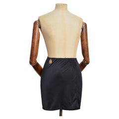 2000s Christian Dior by John Galliano black wrap mini Skirt - Beach cover up