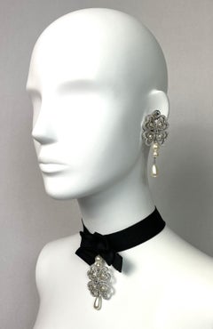 2000er Christian Dior by John Galliano Choker-Ohrringe-Armband-Set