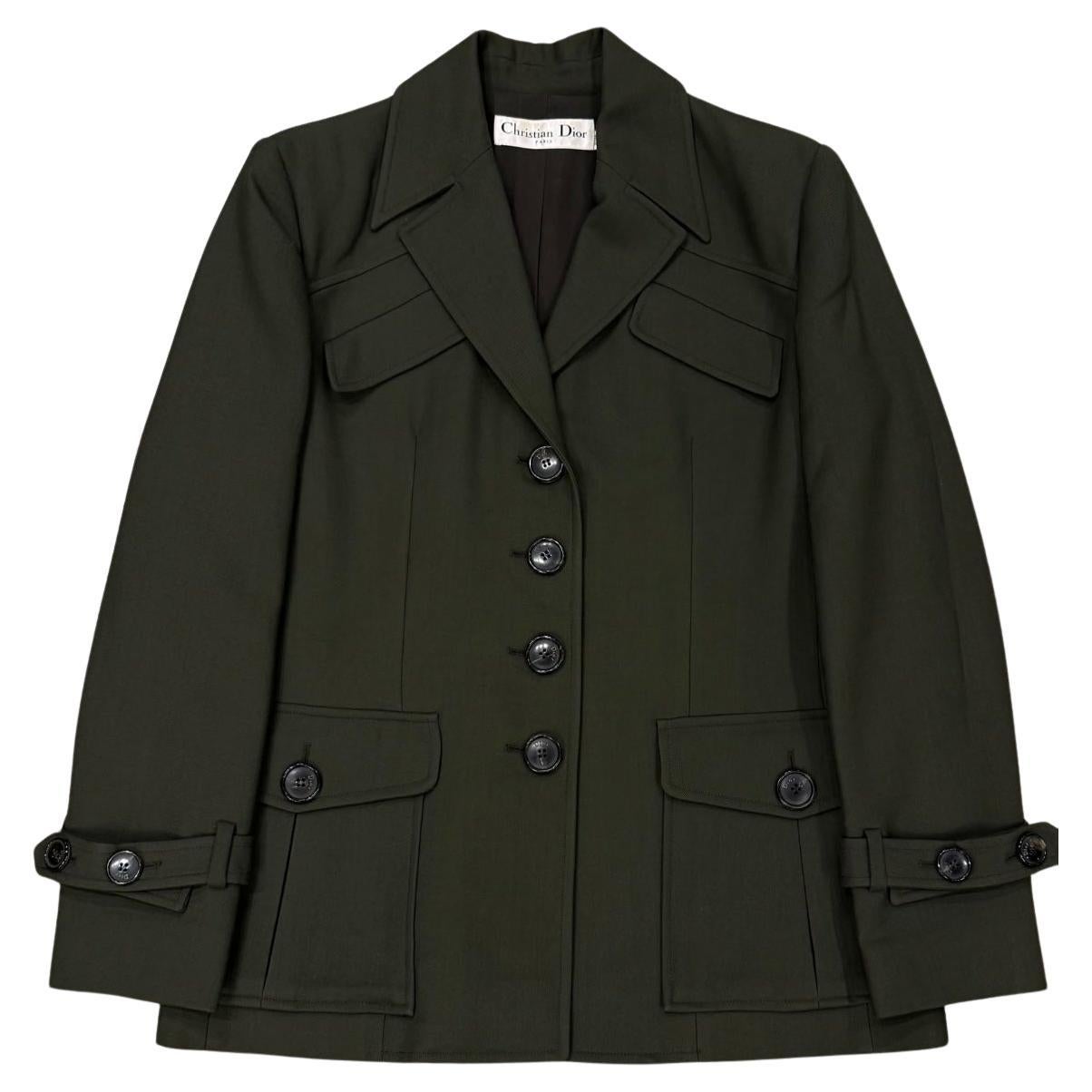 2000s Christian Dior by John Galliano military officer jacket