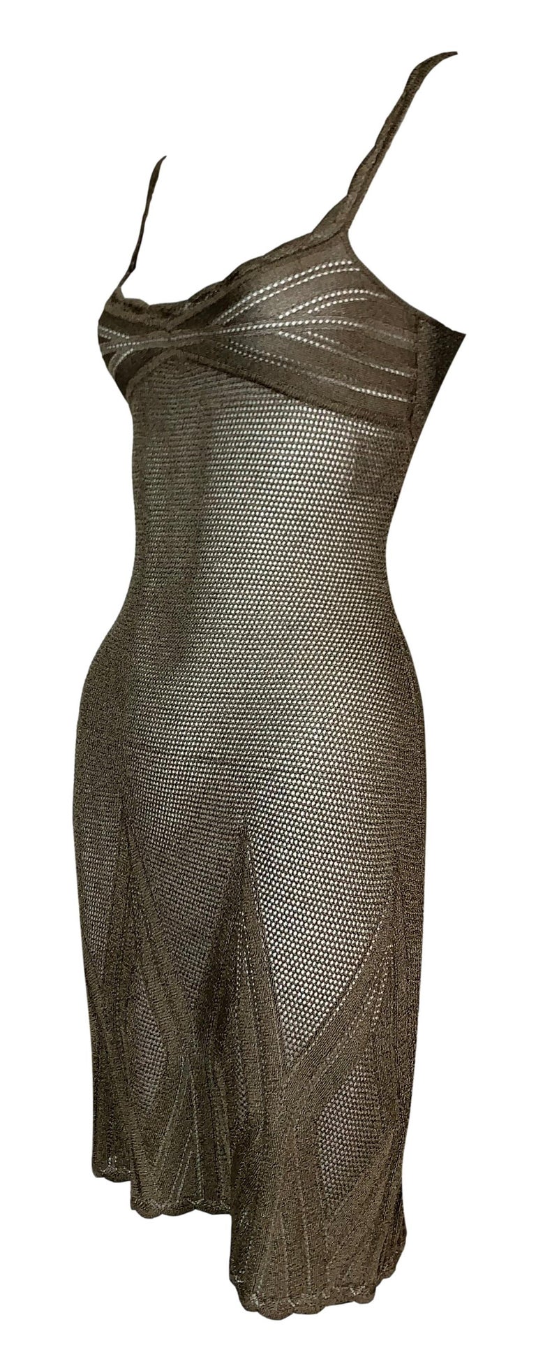 ワンピース Christian Dior SS2003 Bondage Dress Azzedine Alaia 