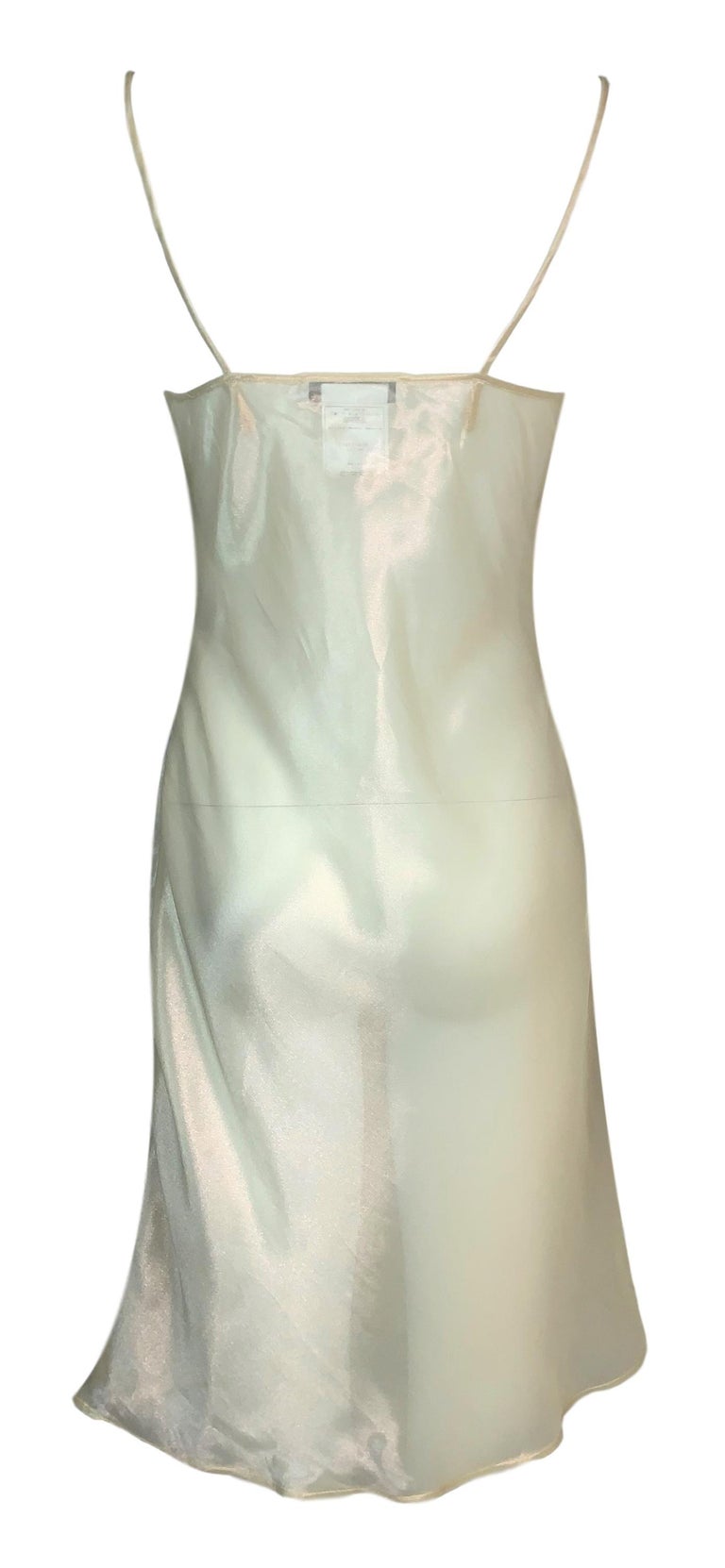knee length dresses for ladies Christian Dior by John Galliano Black Bias Cut Slip Dress Gown 2001   PaumLosAngeles