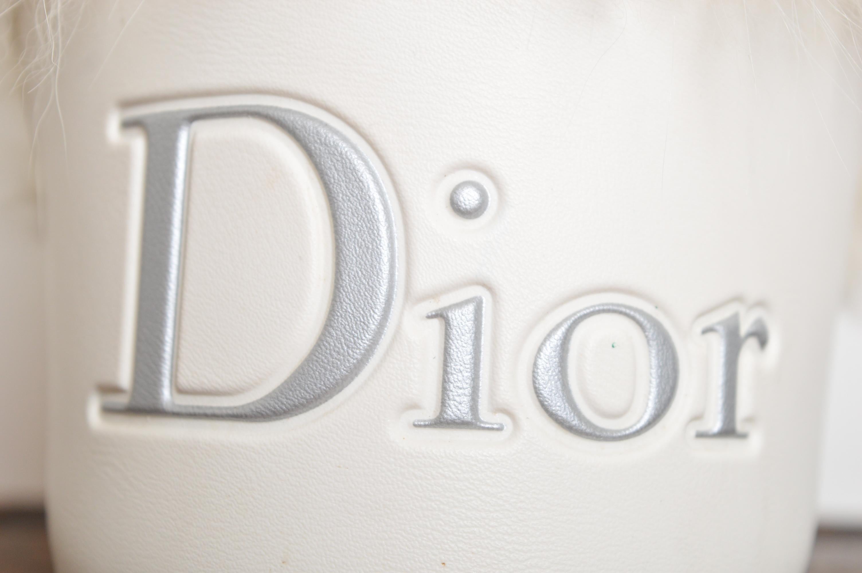 2000's Christian Dior by John Galliano Weiße Pelz-Schneestiefel EU 41-43 im Angebot 4