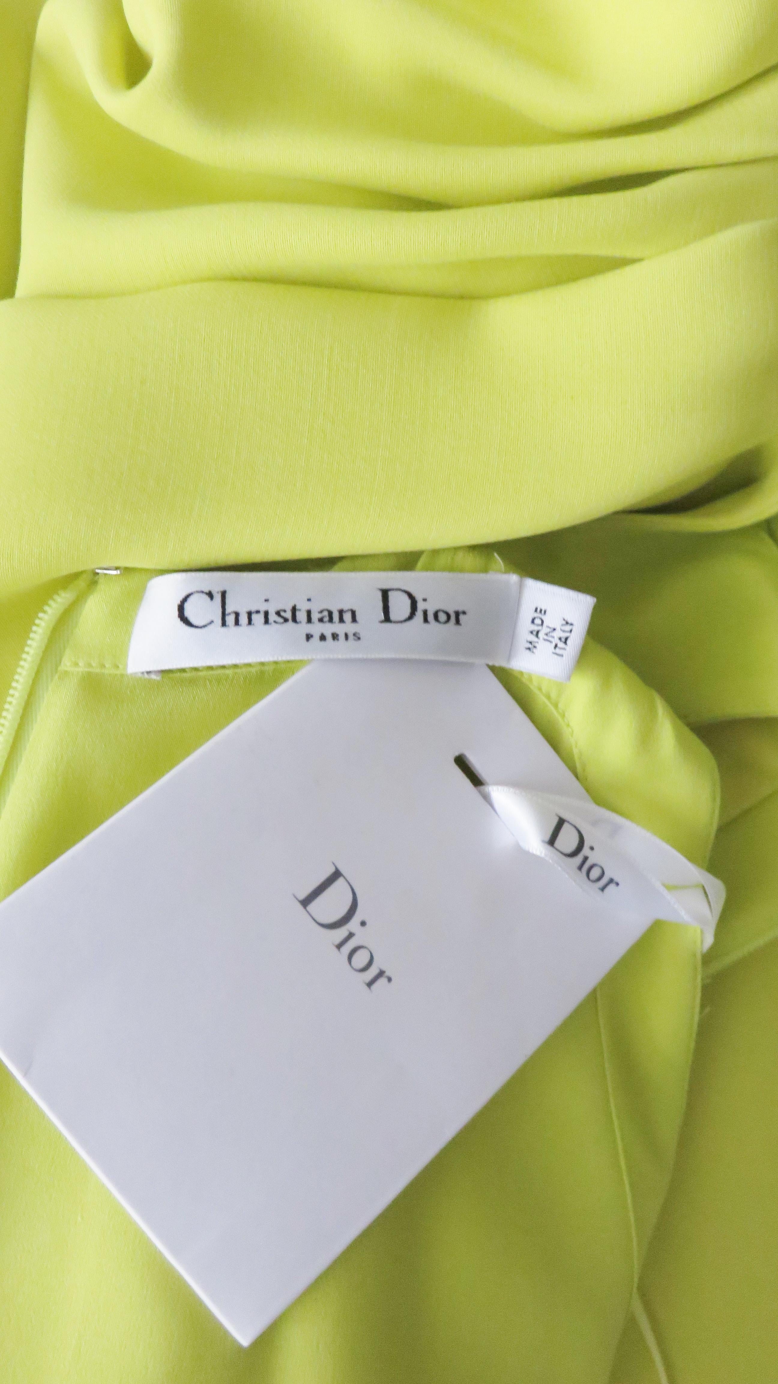 Robe en soie neuve Christian Dior S/S 2015 en vente 7