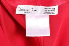 2000s Christian Dior Galliano red silk robe, kimono