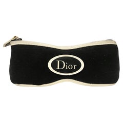 Etui à lunettes souple zippé Christian Dior années 2000
