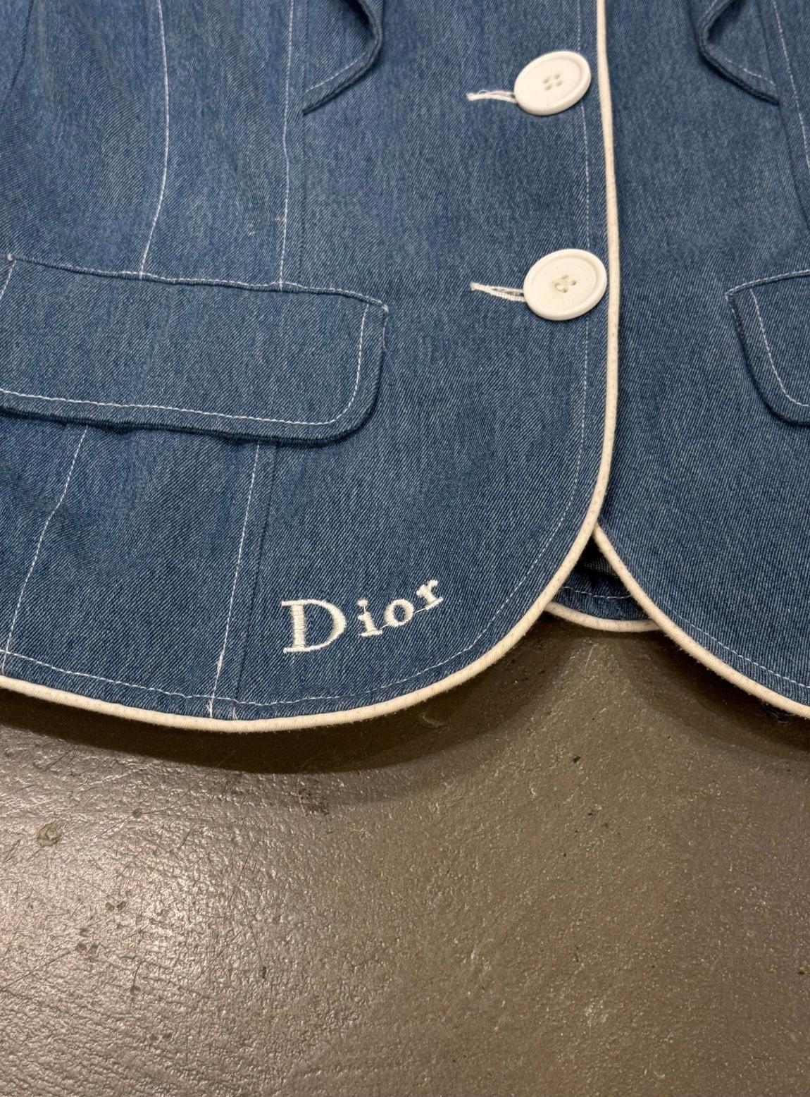 Veste en jean hybride Christian Dior des années 2000 Excellent état - En vente à Milano, Lombardia