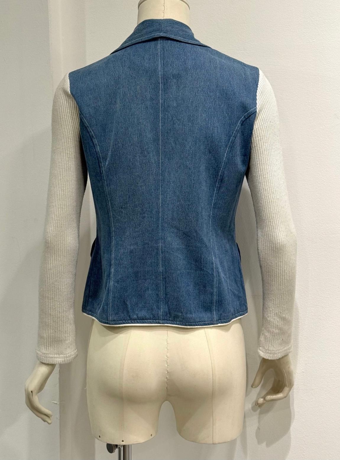 Veste en jean hybride Christian Dior des années 2000 Pour femmes en vente
