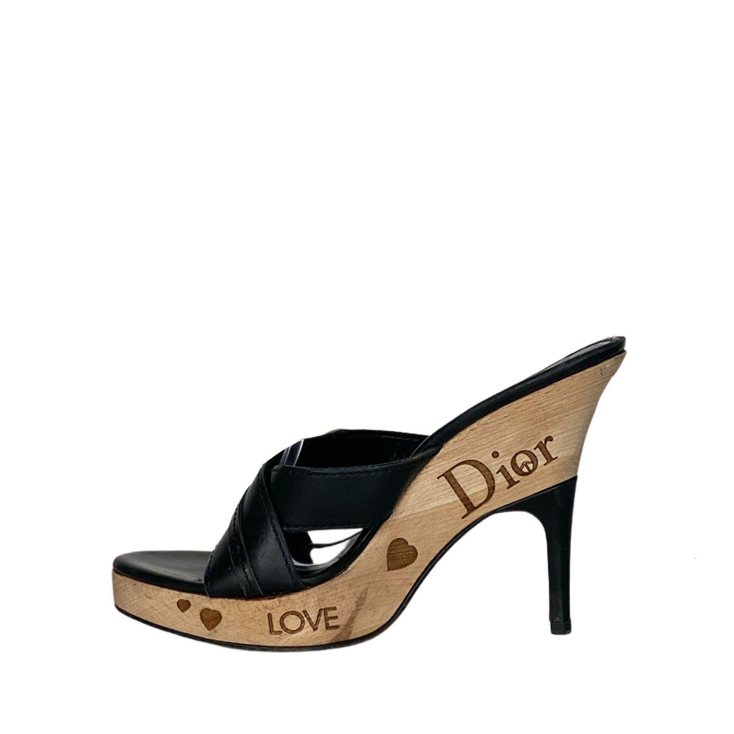 Women's 2000s Christian Dior Peace Sandals