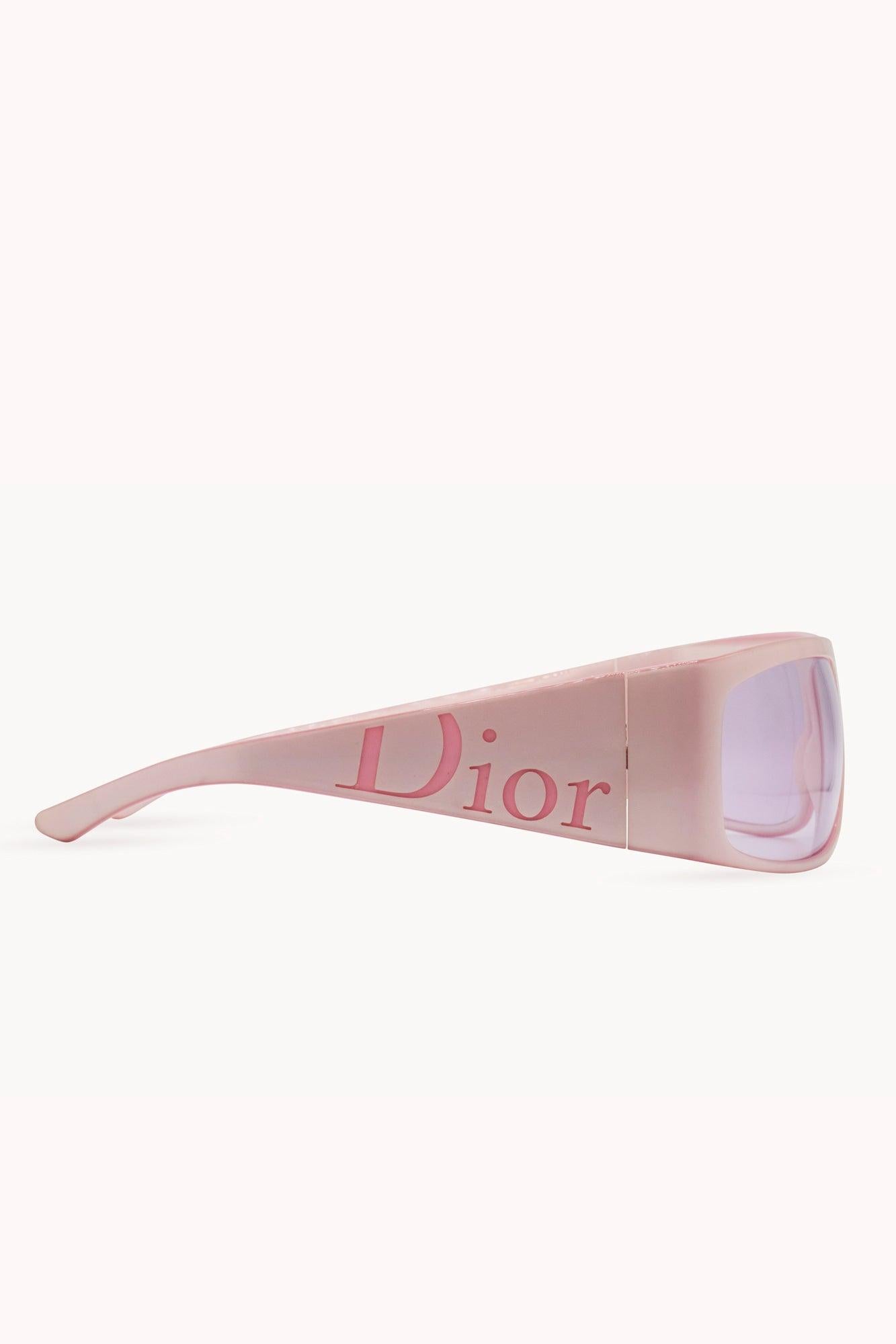 2000er Christian Dior Rosa Sonnenbrille für Damen oder Herren im Angebot