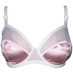 2000's Christian Dior Sheer Ivory Mesh Cone Bra 38C like 34D