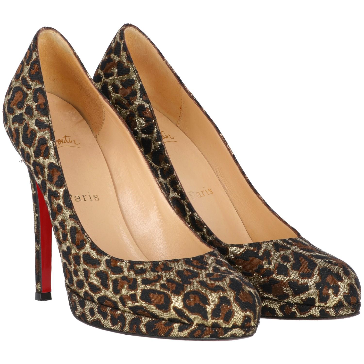 2000s Christian Louboutin Animalier Lurex Pumps In Excellent Condition In Lugo (RA), IT