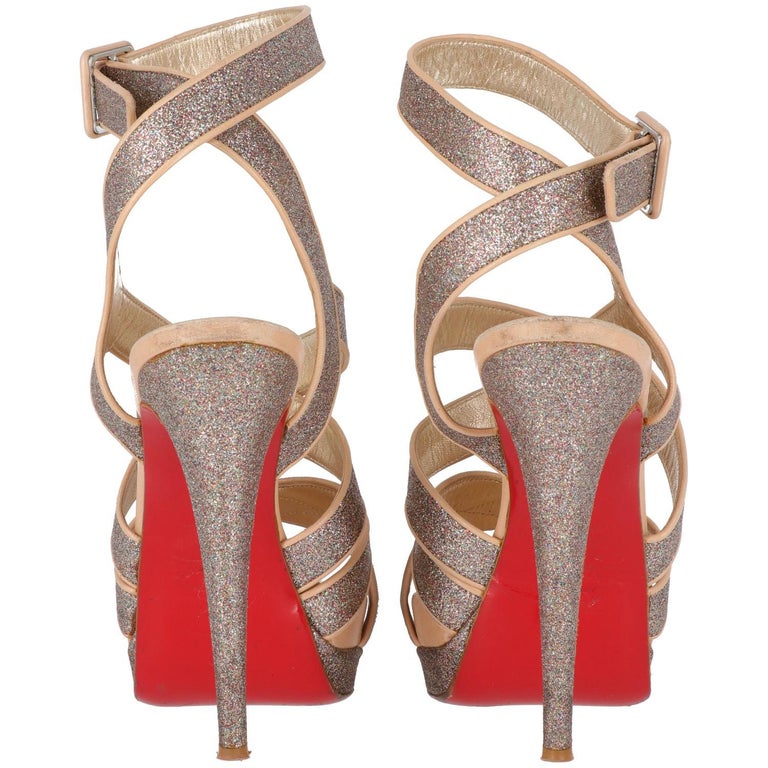 2000s Christian Louboutin Glitter Heels For Sale at 1stdibs