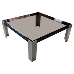 2000s Contemporary Modern Coffee Table after Milo Baughman
