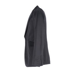 2000s Costume National Black Satin Jacket