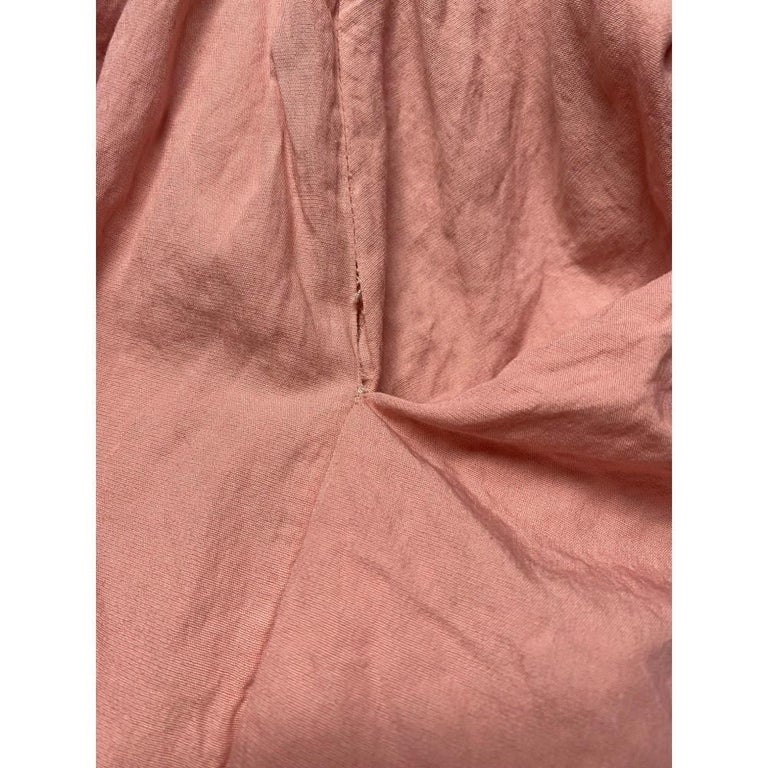 2000s Costume National Vintage pink cotton upcycled skirt For Sale 3