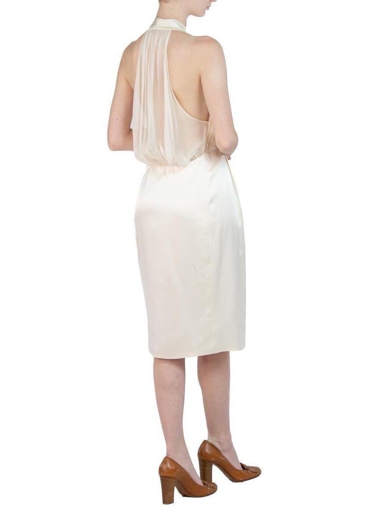 white christmas dresses Women's Komarov | Charmeuse and Chiffon Tiered Midi Dress | Confetti main image 1