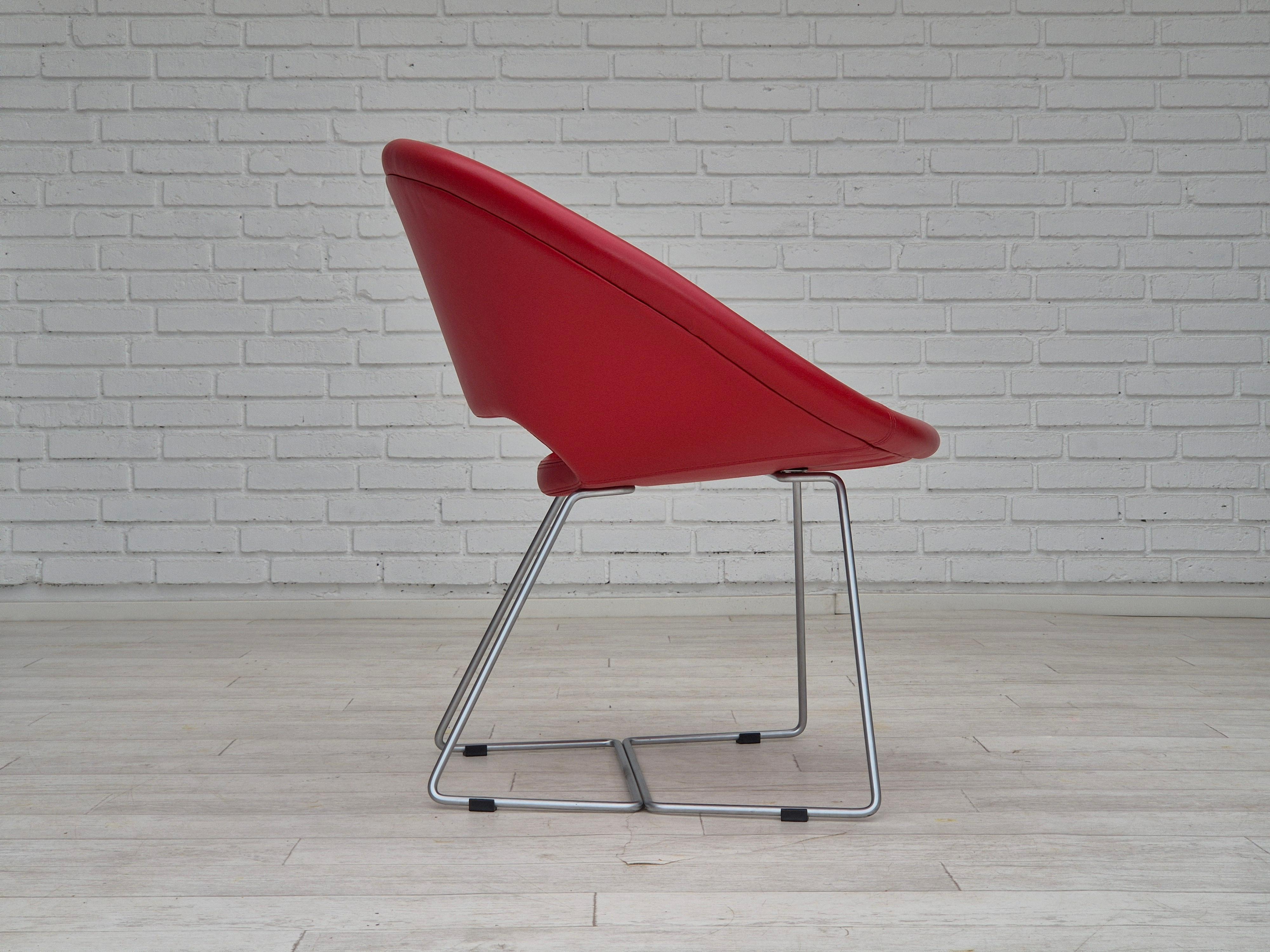 Acier inoxydable Années 2000, Design/One danois par Hee Welling pour Nielaus Møbler, paire de chaises longues. en vente