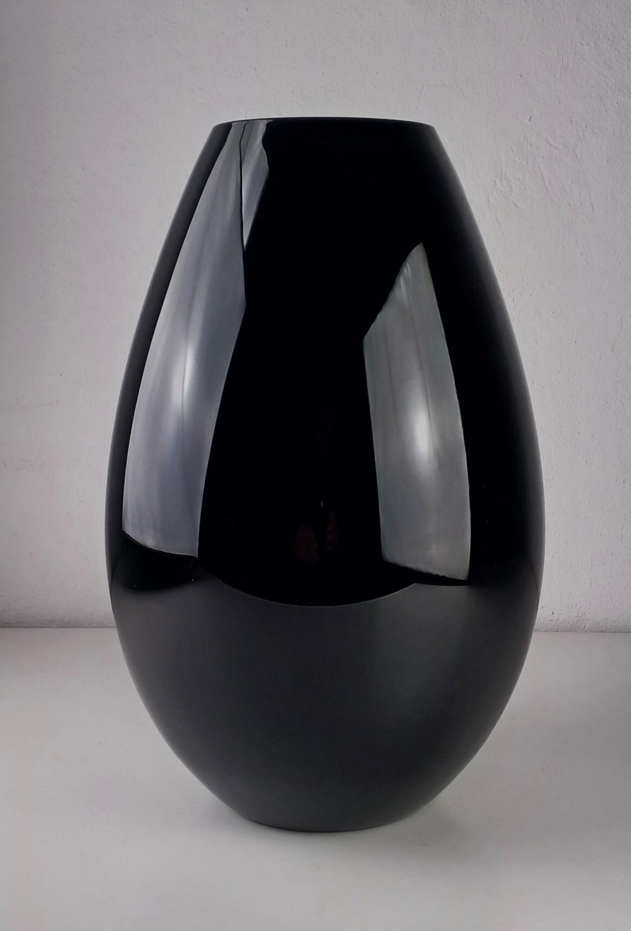 Modern 2000's Danish Opaline Glass Vase by Peter Svarrer for Holmegaard For Sale