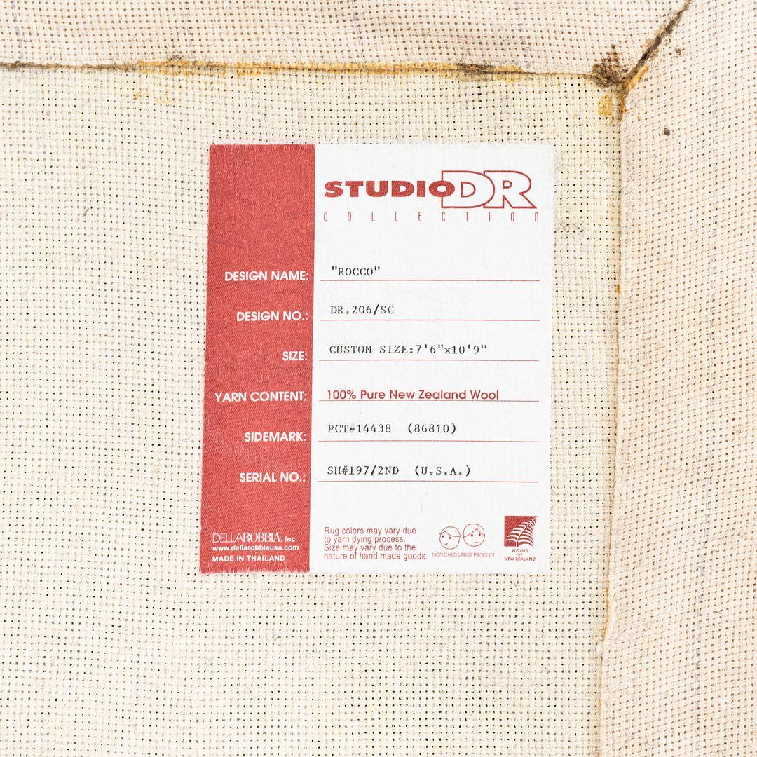 Tappeto in lana anni 2000 DellaRobbia Studio A 7.5 x 10.5' in vendita 4