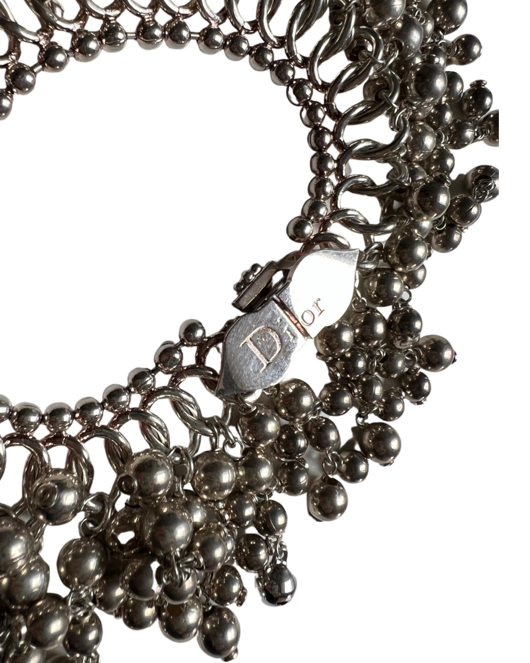 Années 2000 - Dior by John Galliano - Bracelet de cheville à clochettes Pour femmes en vente