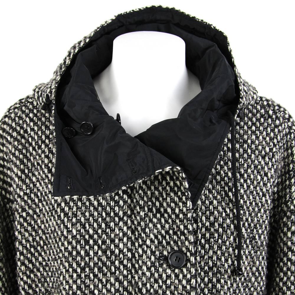 dkny boucle coat