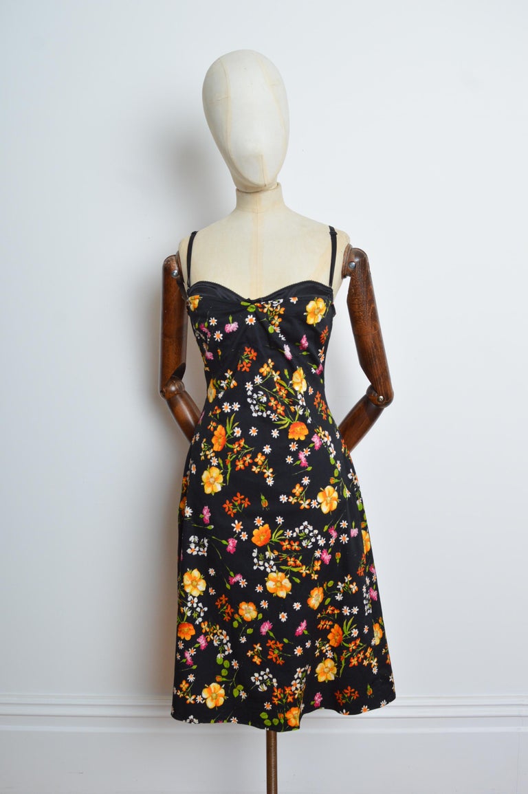 black dress with orange flowers Petal and Pup Women's Wrap Jacket Maxi Black Perfect for Special Occasions 2000s Dolce and Gabbana Black
