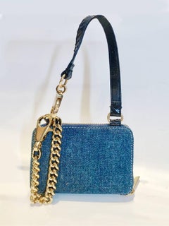 2000s Dolce & Gabbana Denim Mini Box Bag