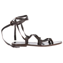 2000s Dolce 
Gabbana Lace-Up Sandals