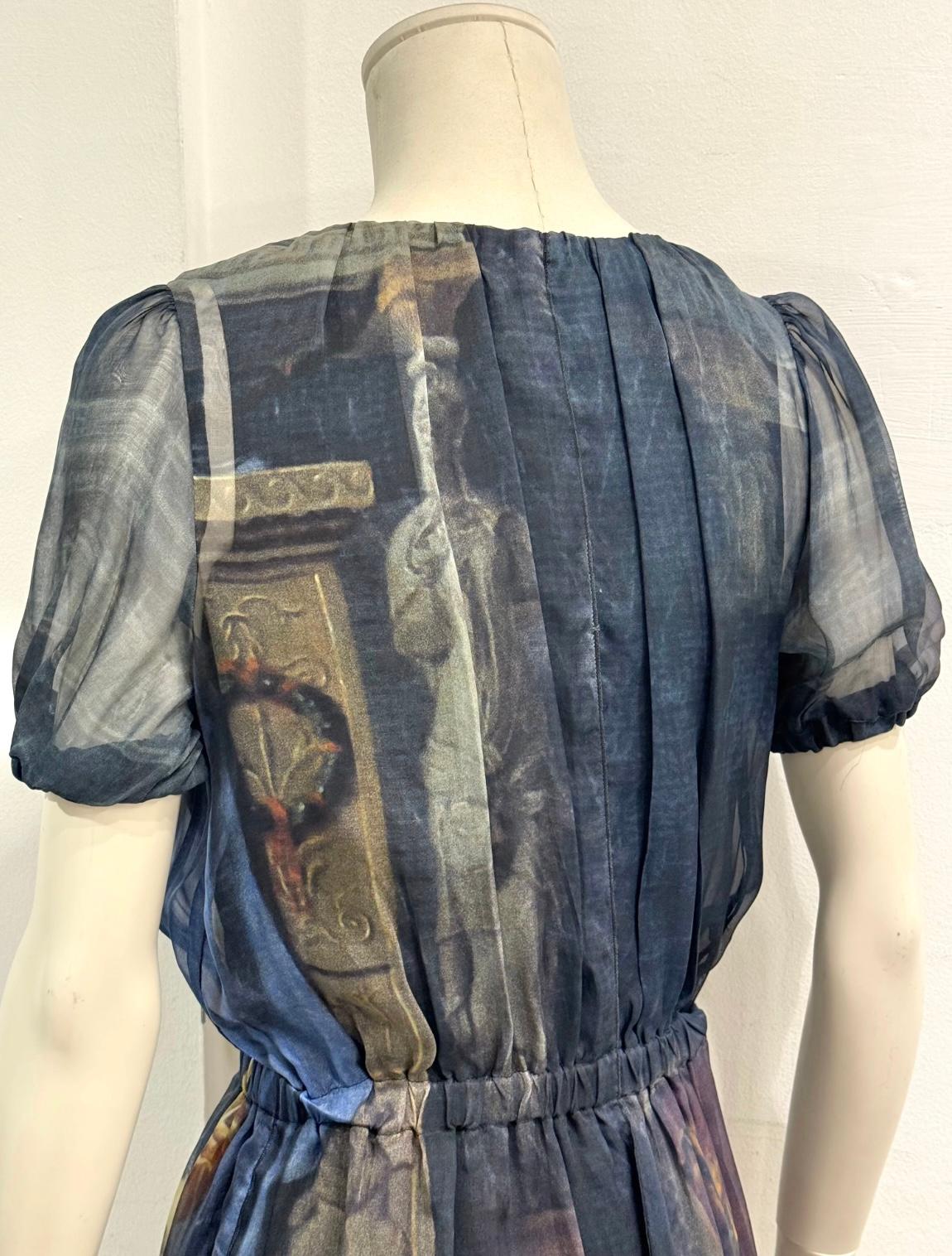 2000s Dolce & Gabbana París y Helen amor pintura vestido en venta 2