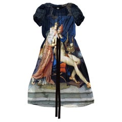 2000s Dolce & Gabbana Paris and Helen love painting dress
