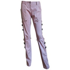 2000s Dolce & Gabbana "SEX" Straps Pants