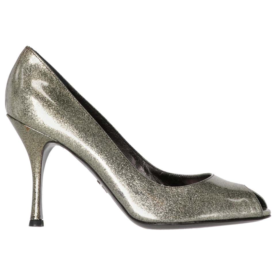 Glitter Dolce And Gabbana Shoes - 3 For Sale on 1stDibs