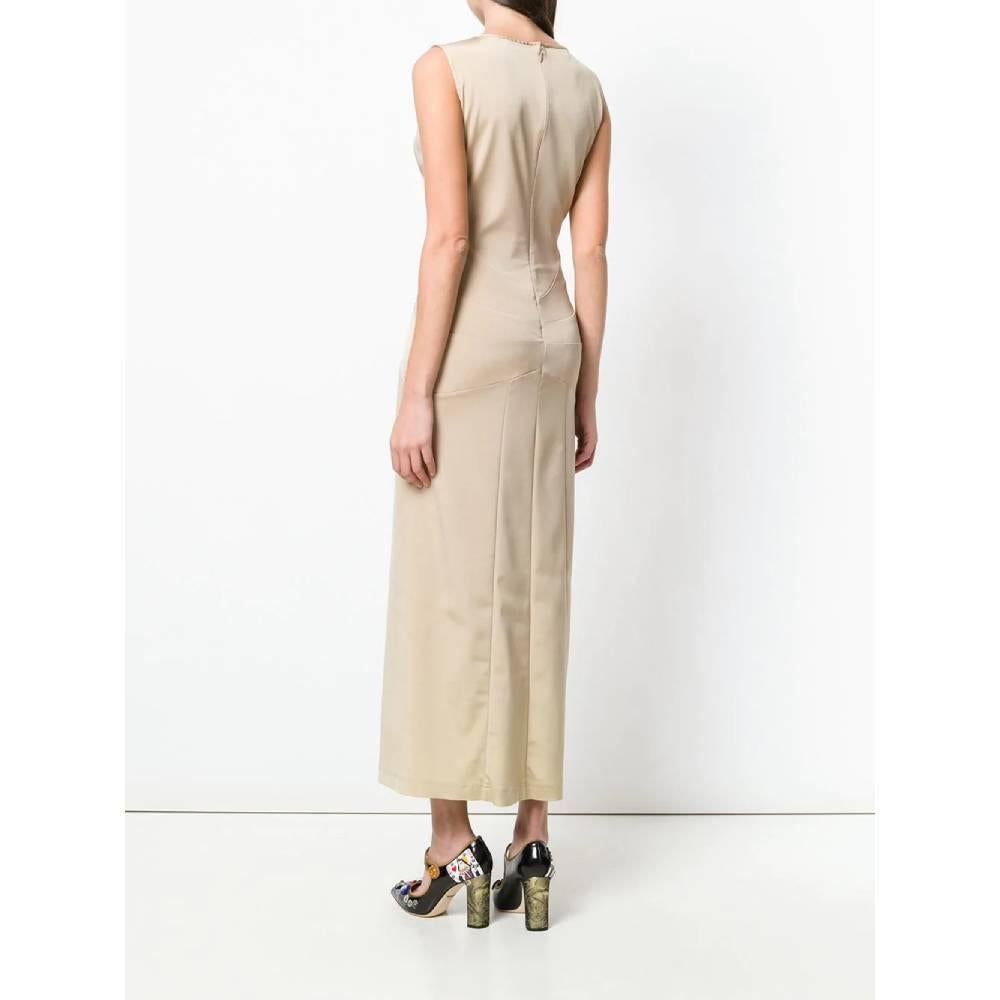 2000s Dolce&Gabbana Beige Long Dress In Excellent Condition In Lugo (RA), IT