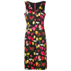 2000s Dolce&Gabbana Floral Pattern Dress
