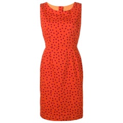 2000s Dolce&Gabbana Polka Dot Midi Dress