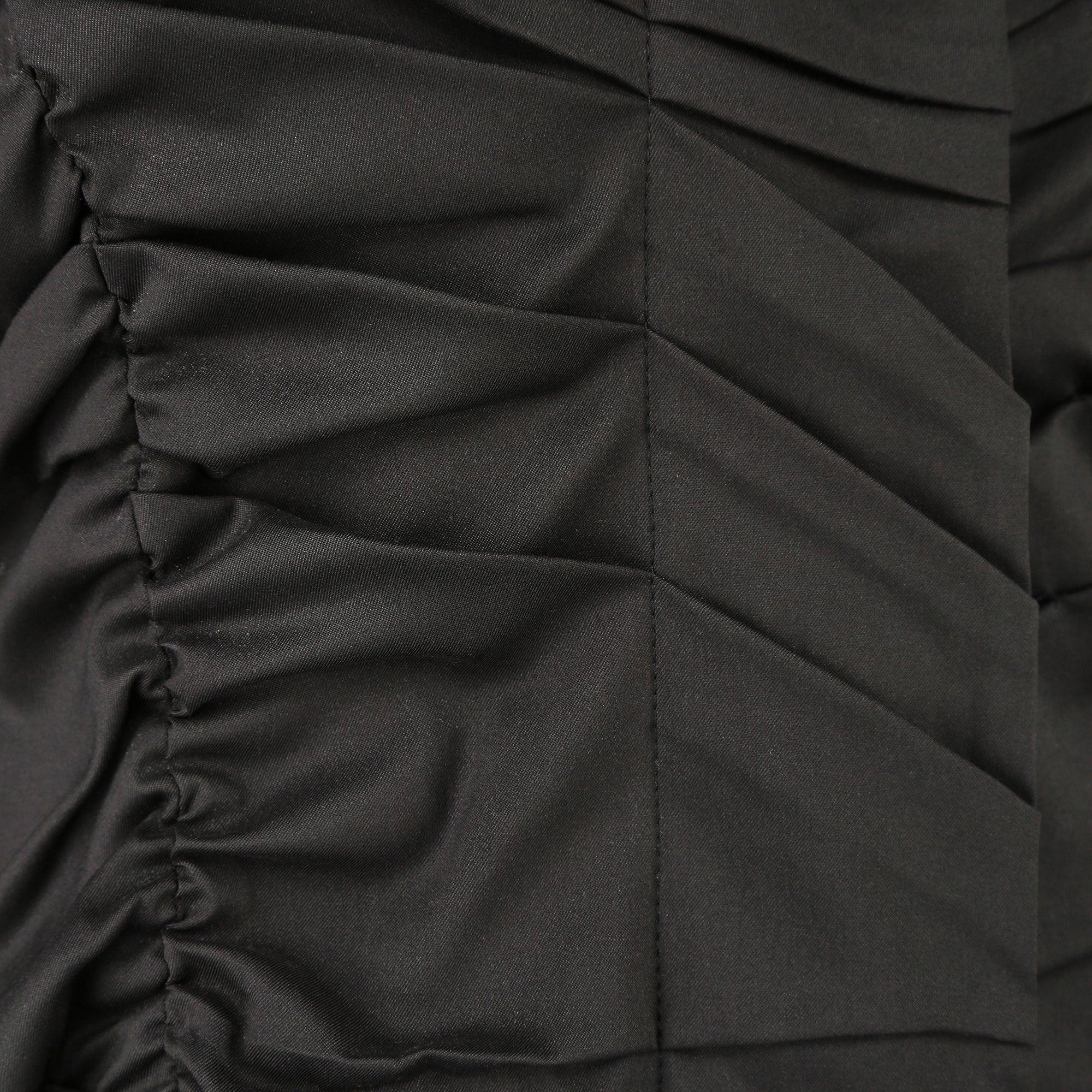 Vestido-abrigo de seda de Donna Karan de los años 2000 con efecto fruncido en Excelente estado para la venta en London, GB