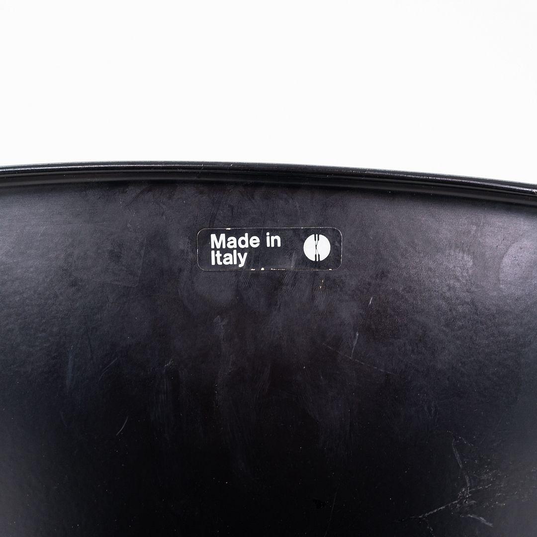 2000er Eero Saarinen für Knoll Tulip Dining Arm Chair in Schwarz im Angebot 5