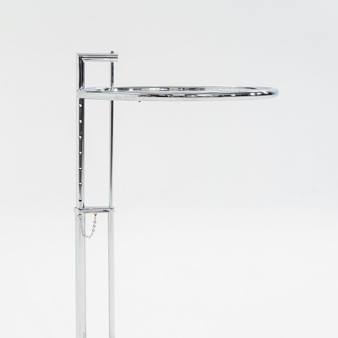 2000s Eileen Gray Adjustable Table E1027 in Glass Attributed to Classicon (21. Jahrhundert und zeitgenössisch) im Angebot