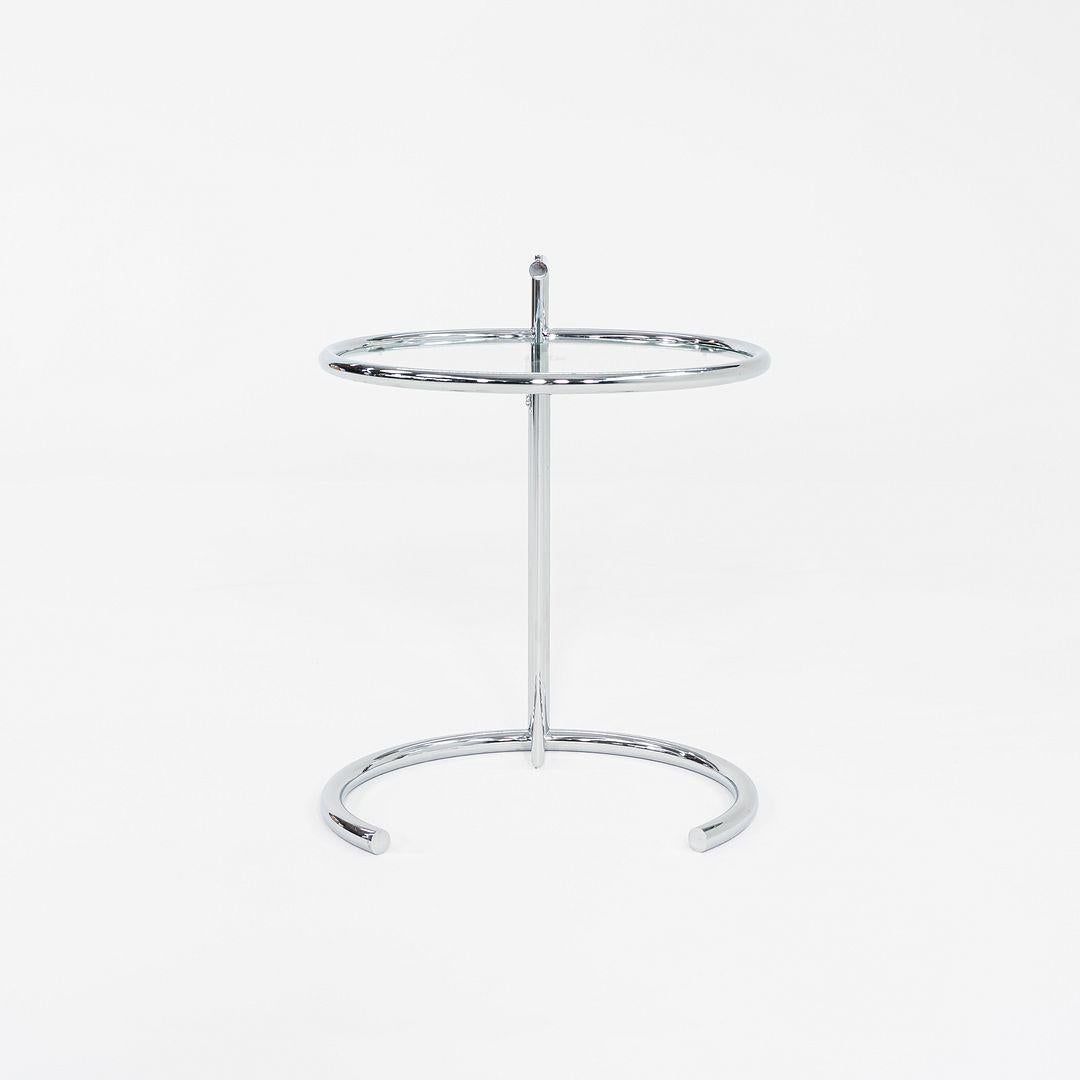 2000s Eileen Gray Adjustable Table E1027 in Glass Attributed to Classicon im Angebot 2