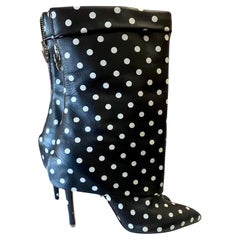 2000s Emanuel Ungaro Polka Dots Ankle Booties