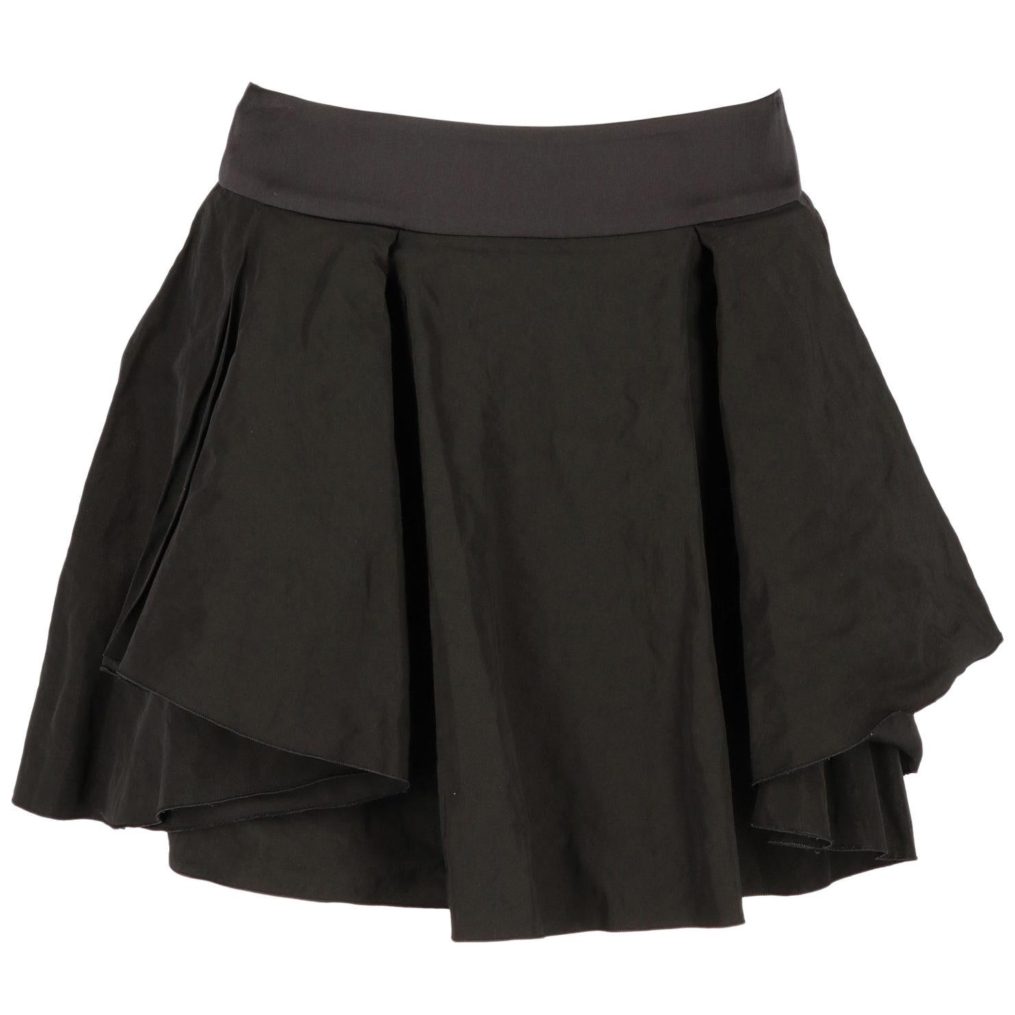 2000s Emporio Armani Flared Miniskirt