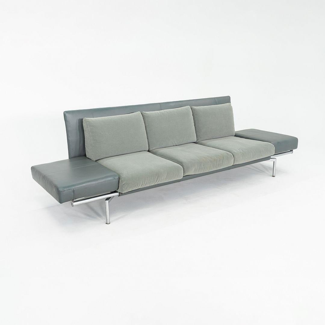 This is a Jason 390 sofa, produced by German manufacturer Walter Knoll/Coalesse. The sofa was designed in 1997 by EOOS, a trio of Austrian designers named Martin Bergmann, Gernot Bohmann and Harald Gr√ºndl. The three worked together to come up with