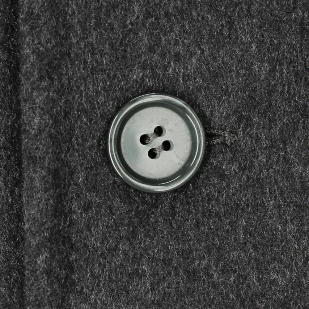 2000s Ermenegildo Zegna dark grey wool coat In Excellent Condition In Lugo (RA), IT