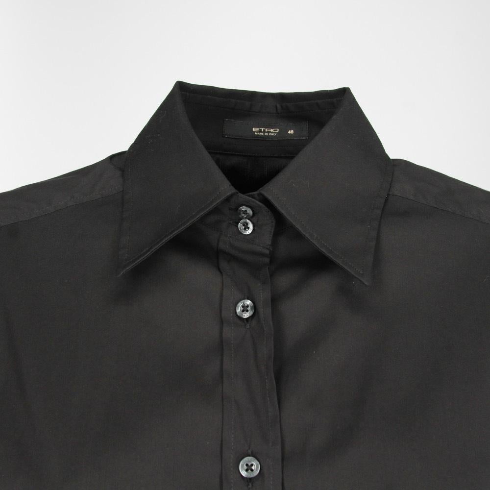 2000s Etro Black Shirt In Excellent Condition In Lugo (RA), IT