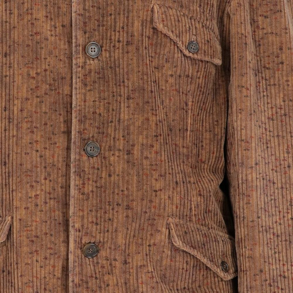 Men's 2000s Etro jacket in brown corduroy
